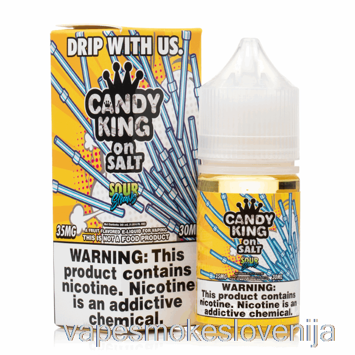 Vape Petrol Sour Straws - Candy King Na Soli - 30ml 50mg